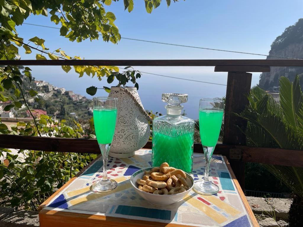 La Villa Di Enzo Casa Vacanze Con Vista Mare Amalfi Exterior photo